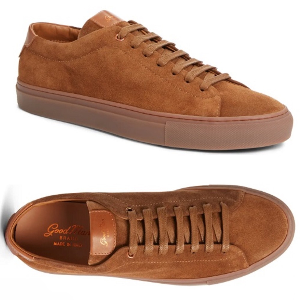 GoodMan Brand Brown Suede Men’s Shoes - size 11.5
